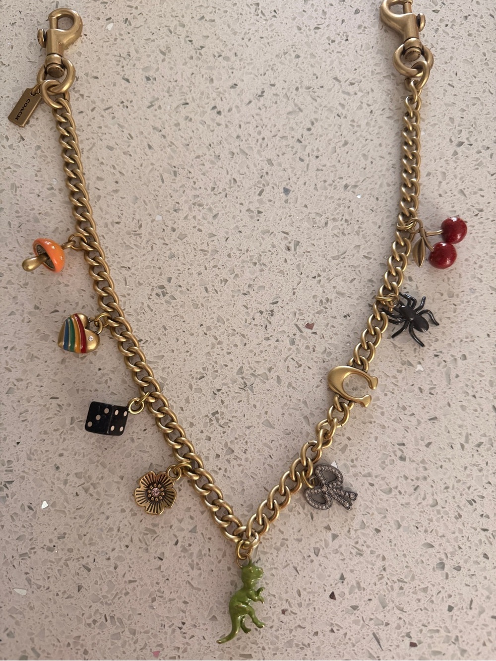 Coach Chain Strap With Charms - Picture 3 of 3